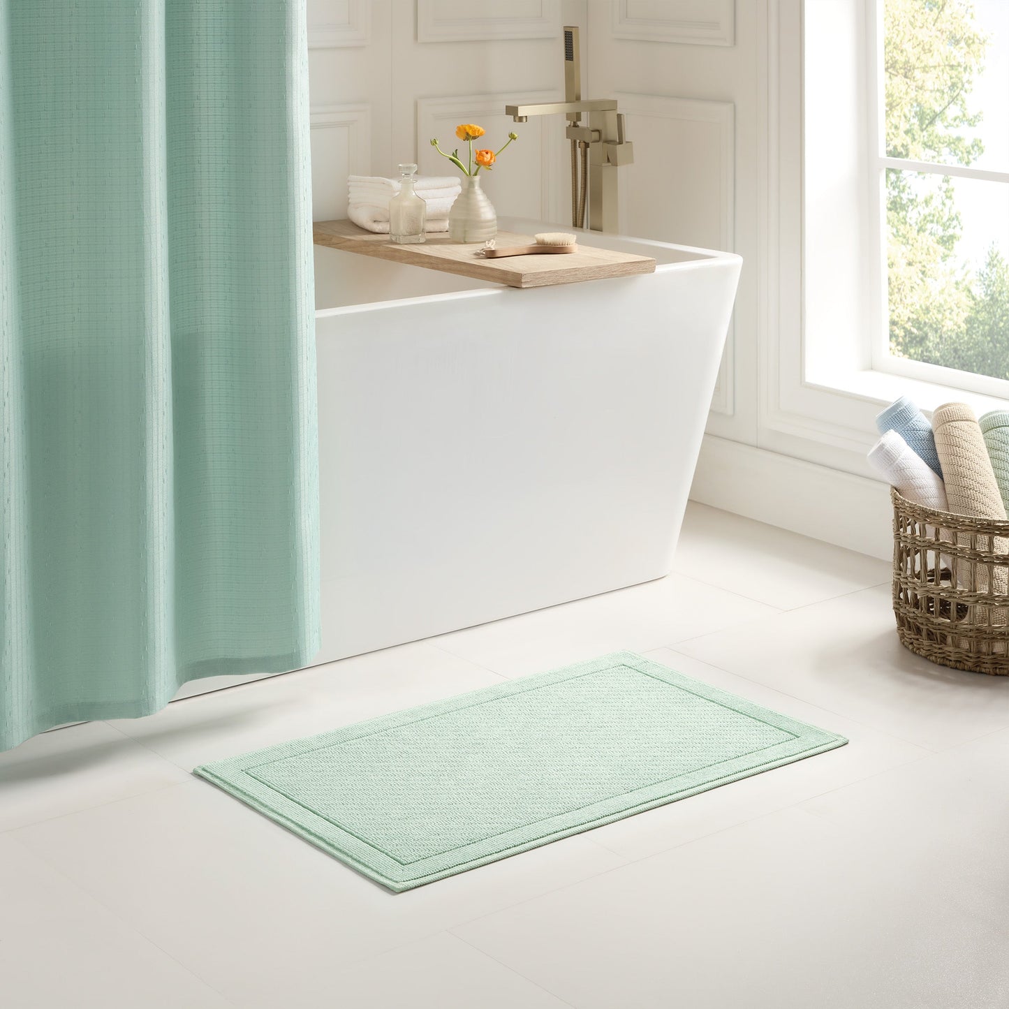 Arkwright Home® Host & Home Cotton Bath Mat 24x36 Silt Green, 4/Case (HH-BM-2436-GR)
