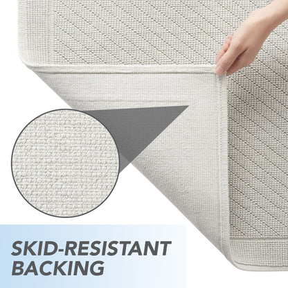 Arkwright Home® Host & Home Cotton 2pc Bath Mat Set 17x24/20x32, Light Gray, 4/Case Sets (HH-BM-2PK-GY)