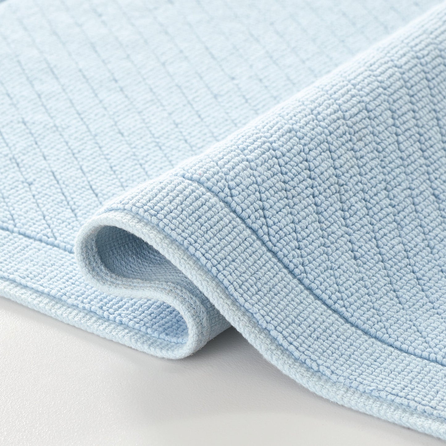 Arkwright Home® Host & Home Cotton Bath Mat 17x24 Light Blue, 4/Case (HH-BM-1724-LB)