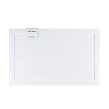 Arkwright Home® Host & Home Cotton Bath Mat 20x32 White, 4/Case (HH-BM-2032-WH)