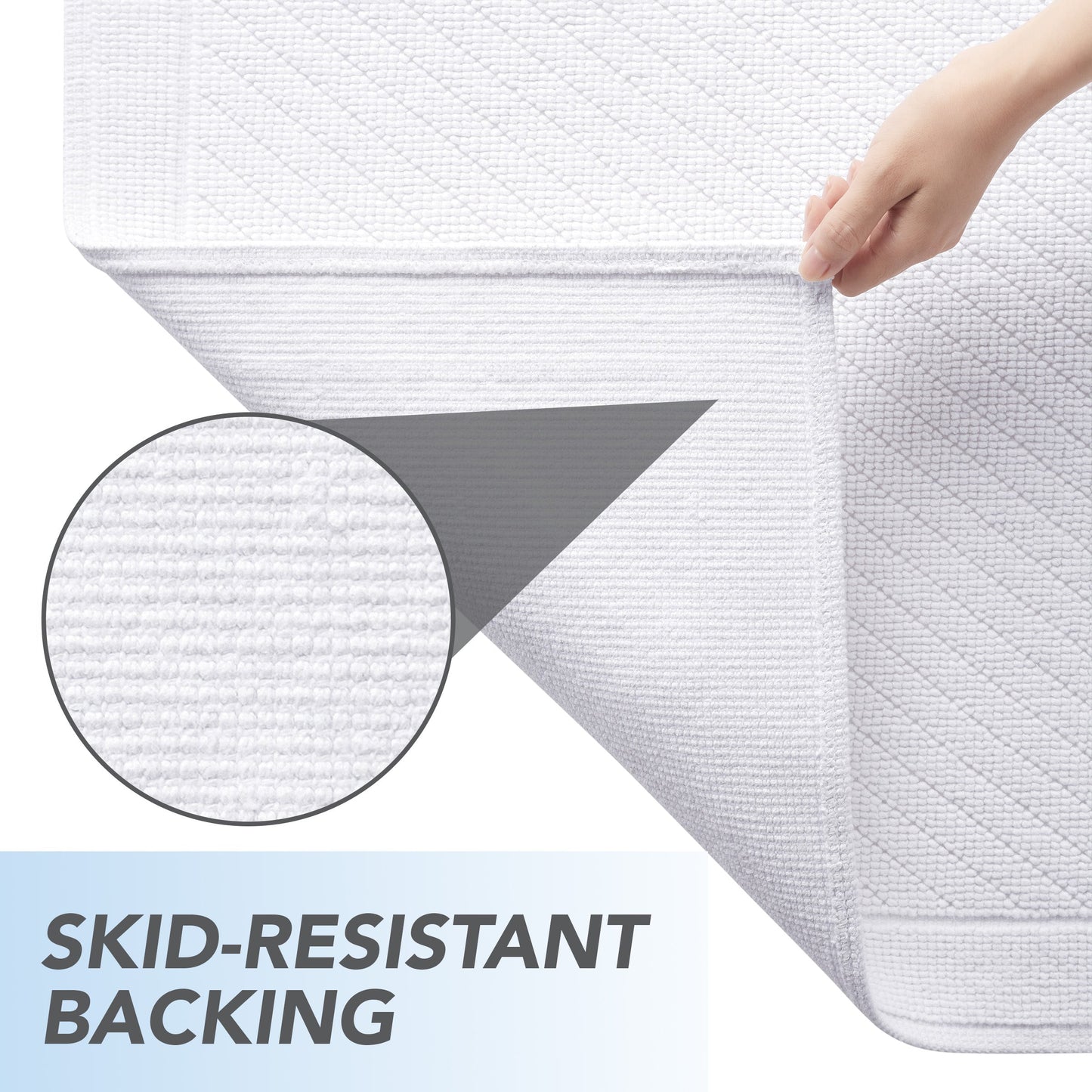 Arkwright Home® Host & Home Cotton 2pc Bath Mat Set 17x24/20x32, White, 4/Case Sets (HH-BM-2PK-WH)