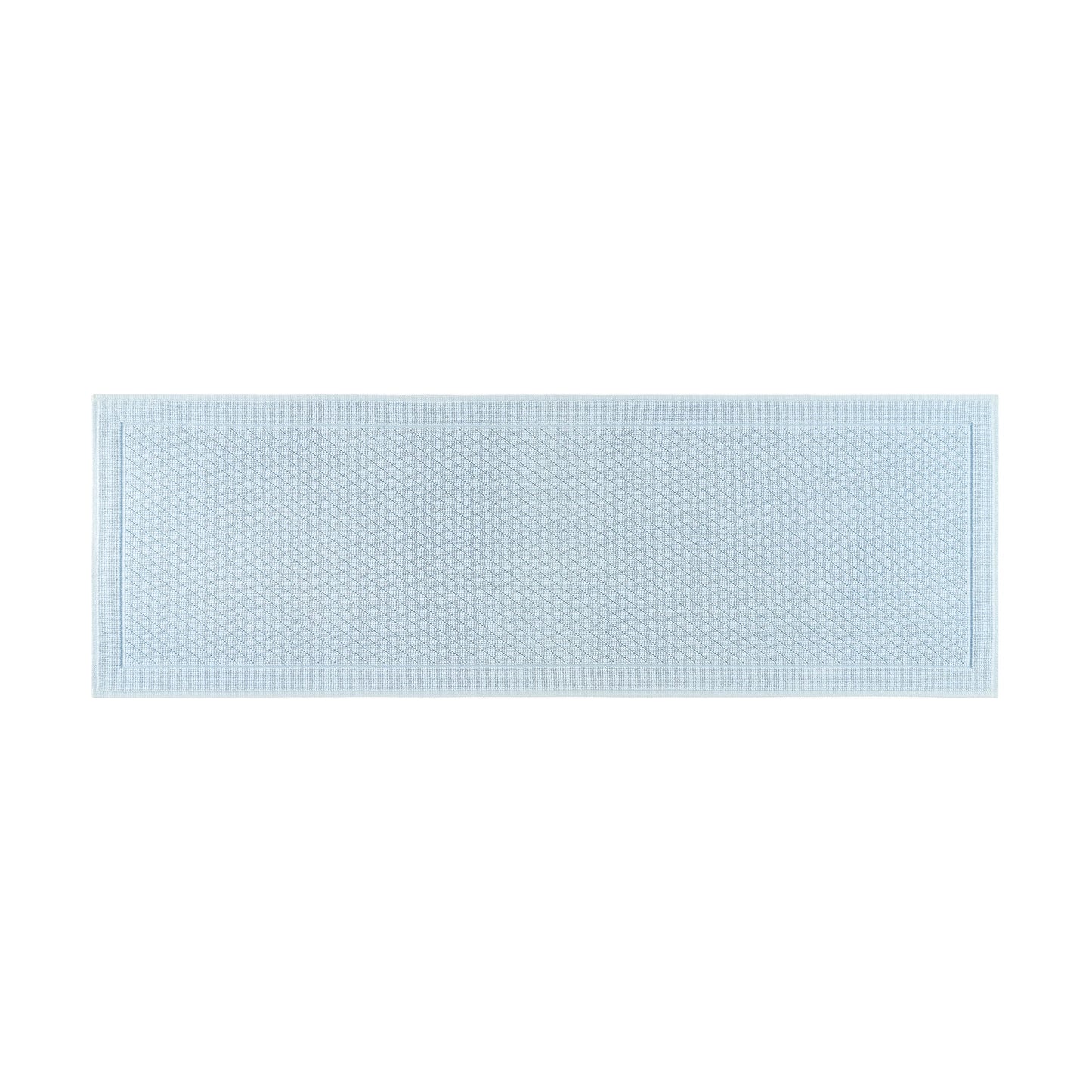 Arkwright Home Host & Home Cotton Bath Rug 20x60 Light Blue (P-HH-BM-2060-LB)