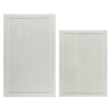 Arkwright Home® Host & Home Cotton 2pc Bath Mat Set 17x24/20x32, Light Gray, 4/Case Sets (HH-BM-2PK-GY)