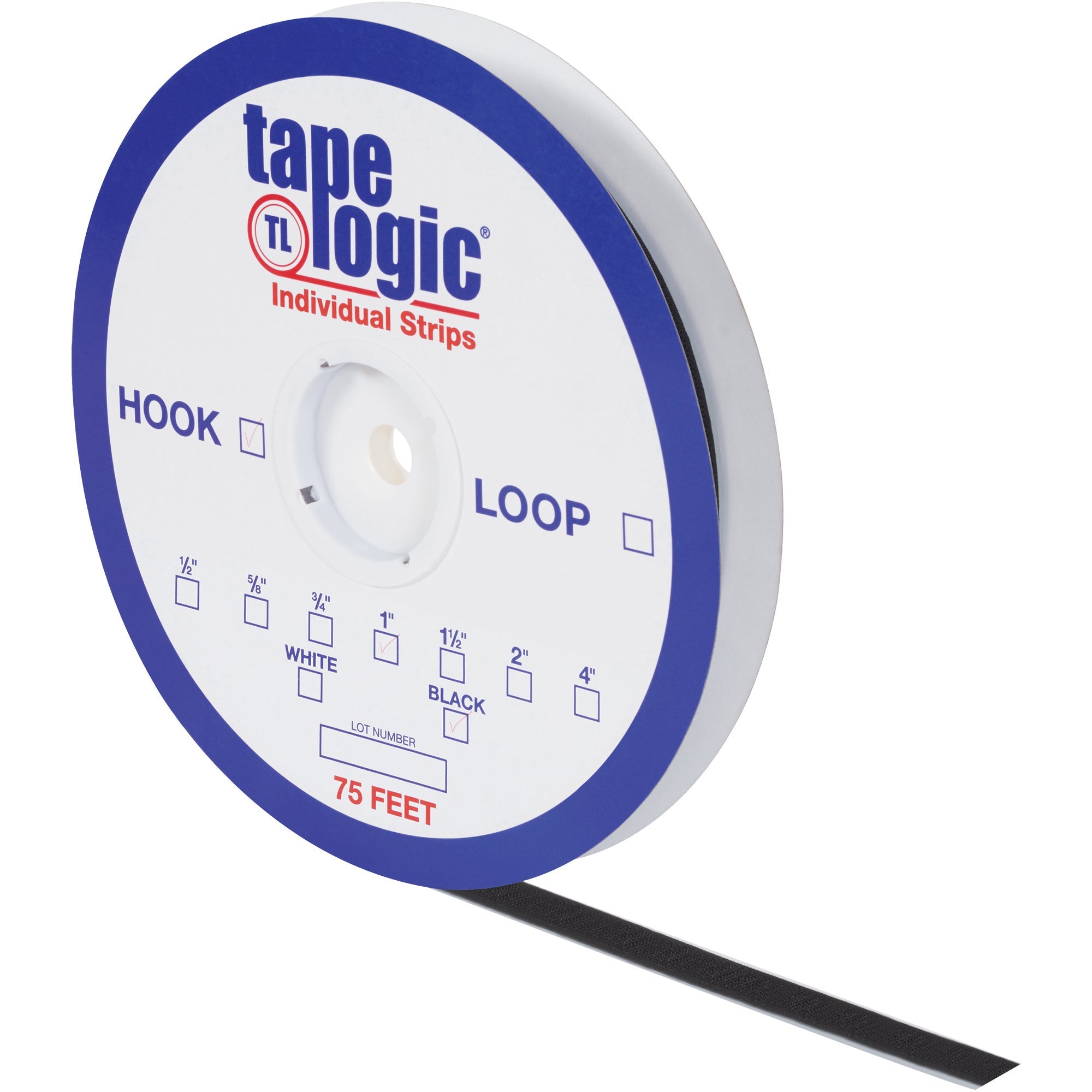 tape-logic-r-4-x-75-black-hook-tape-logic-r-individual-tape-strips-hlt125_1