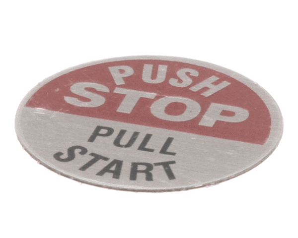 Hobart 00-291475 Label, Push Stop/Pull Start (HOB00-291475)
