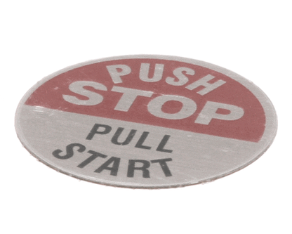 Hobart 00-291475 Label, Push Stop/Pull Start (HOB00-291475)