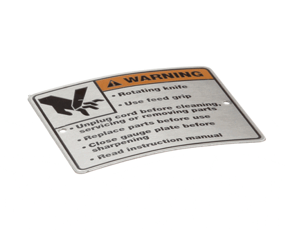 Hobart 00-438131-054-2 Label,Warning (HOB00-438131-054-2)
