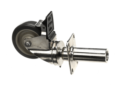 Hobart 00-477924 Caster, 4 inches, Swivel, with Brake, Stem replaces 00-477924 (HOB00-477924)