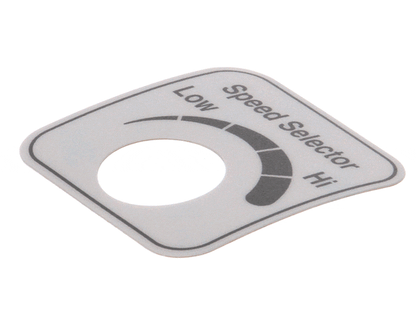 Hobart 00-478265 Label, Speed Select, Low To Hi (HOB00-478265)