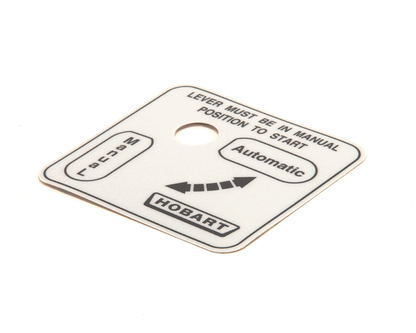 Hobart 00-478274 Label,Auto/Man (Domestic) (HOB00-478274)