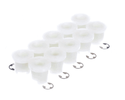 Hobart HOB00-913102-00289 Conveyor Roller Kit 10 Rollers & 10 Retaining Rings (HOB00-913102-00289)