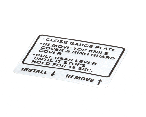 Hobart 00-914681 Label, Instruction (HOB00-914681)
