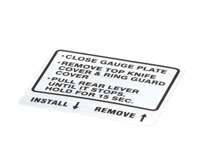 Hobart 00-914681 Label, Instruction (HOB00-914681)