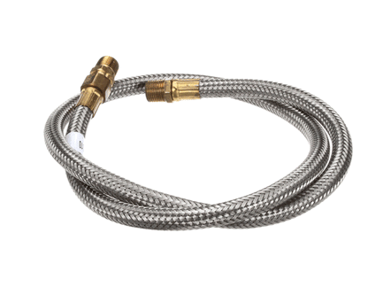 Hobart 00-918390-00010 Hose, Braided Water, Stainless Steel, 1/2 inches x 58 inches (HOB00-918390-00010)