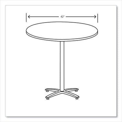 HON Between Round Table Top, 42" Diameter, Silver Mesh (HONBTRND42NB9L)