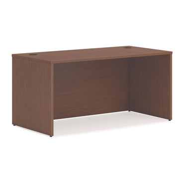 HON Mod L-Station Double Pedestal Desk Bundle, 60" x 72" x 29", Sepia Walnut (HONL6072L2BBFSE)