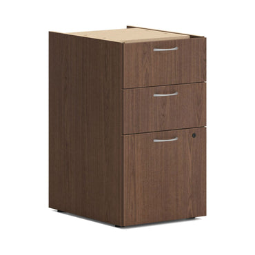 HON Mod Double Pedestal Desk Bundle, 60" x 30" x 29", Sepia Walnut (HONLDS6030BBFSE)