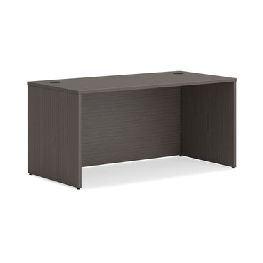 HON Mod Single Pedestal Desk Bundle, 60" x 30" x 29", Slate Teak (HONMOD012)