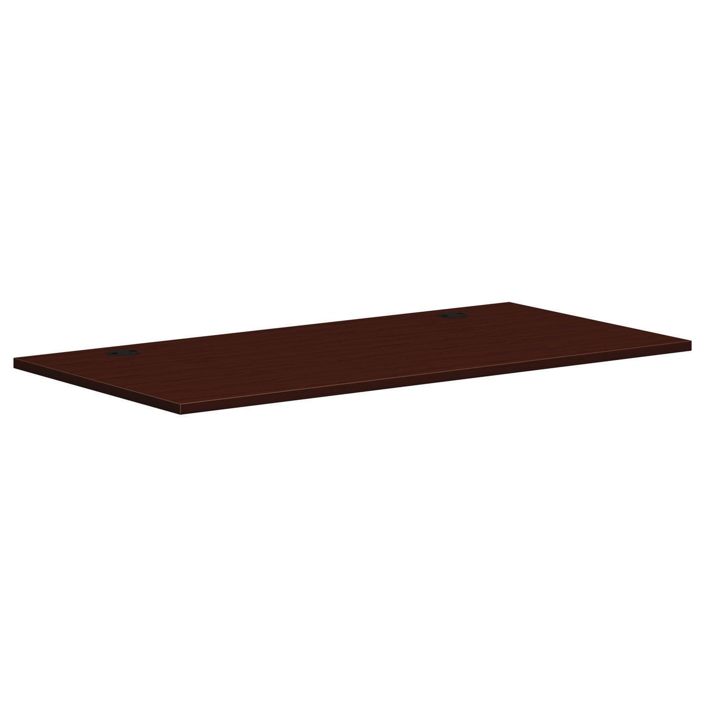HON Mod Height Adjustable Desk Bundle, 60" x 30" x 27.5" to 47.75", Slate Teak/Silver (HONMOD051)