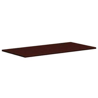 HON Mod Height Adjustable Desk Bundle, 60" x 30" x 27.5" to 47.75", Slate Teak/Silver (HONMOD051)