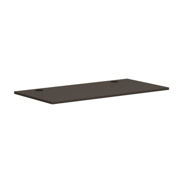 HON Mod Height Adjustable Desk Bundle, 60" x 30" x 27.5" to 46.75", Slate Teak/Silver (HONMOD052)