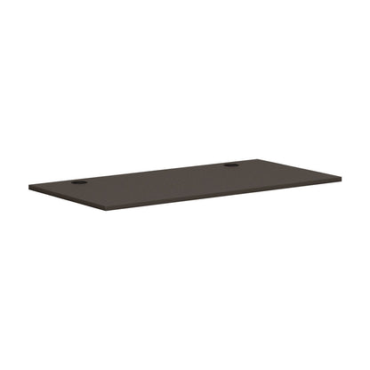HON Mod Height Adjustable Desk Bundle, 60" x 30" x 27.5" to 46.75", Slate Teak/Silver (HONMOD052)