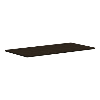 HON Mod Height Adjustable Desk Bundle, 60" x 30" x 27.5" to 46.75", Java Oak/Silver (HONMOD056)