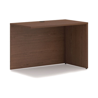 HON Mod L-Station Double Pedestal Desk Bundle, 66" x 72" x 29", Sepia Walnut (HONMOD074)
