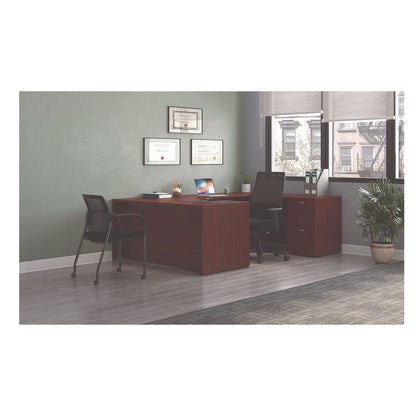 HON Mod U-Station Bundle, 66" x 96" x 29", Traditional Mahogany (HONMOD078)