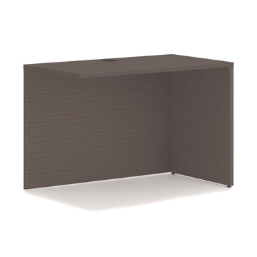 HON Mod L-Station Single Pedestal Desk Bundle, 60" x 72" x 29", Slate Teak (HONMOD192)