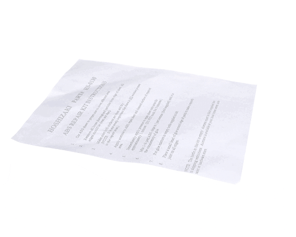 Hoshizaki 3A1632-01 Abs Repair Kit Instr (HOS3A1632-01)