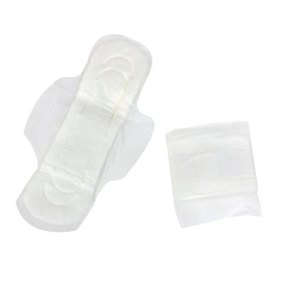 Hospeco® Maxithins® Long Maxi Pads w/ Wings, Super Absorbency, White, 12/Pack, 24 Packs/Case (HOSHS-1005/12)