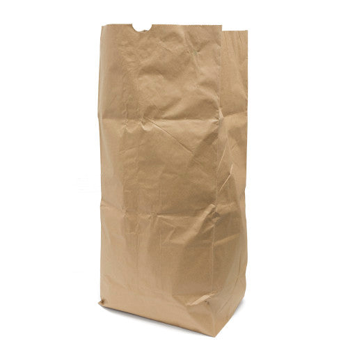 Non-Branded Kraft Lawn & Leaf Bag, Plain, Paper, Brown, 16"x12"x35", Bale of 50 (HOSHS-KLL)