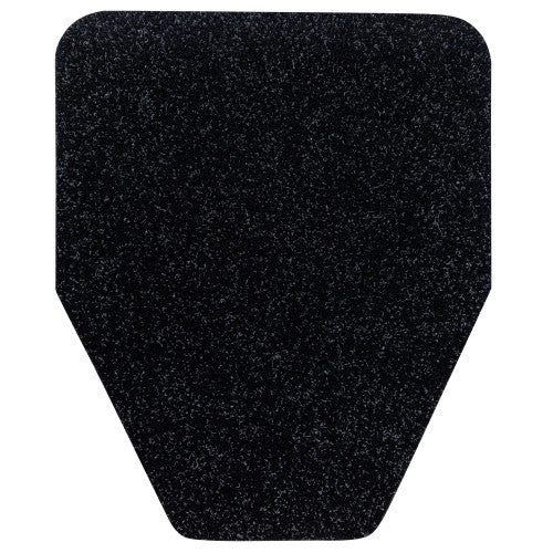 Hospeco® Health Gards® Premium Urinal Mat, 17"x20.25", Black, 6/Pack (HOSHS-OR1001-BL)