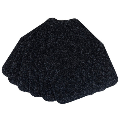 Hospeco® Health Gards® Premium Urinal Mat, 17"x20.25", Black, 6/Pack (HOSHS-OR1001-BL)