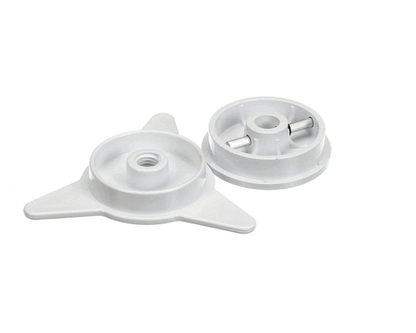 Heat Seal 6110023 White Core Adapter Set, 3", Plastic (HSC6110023)