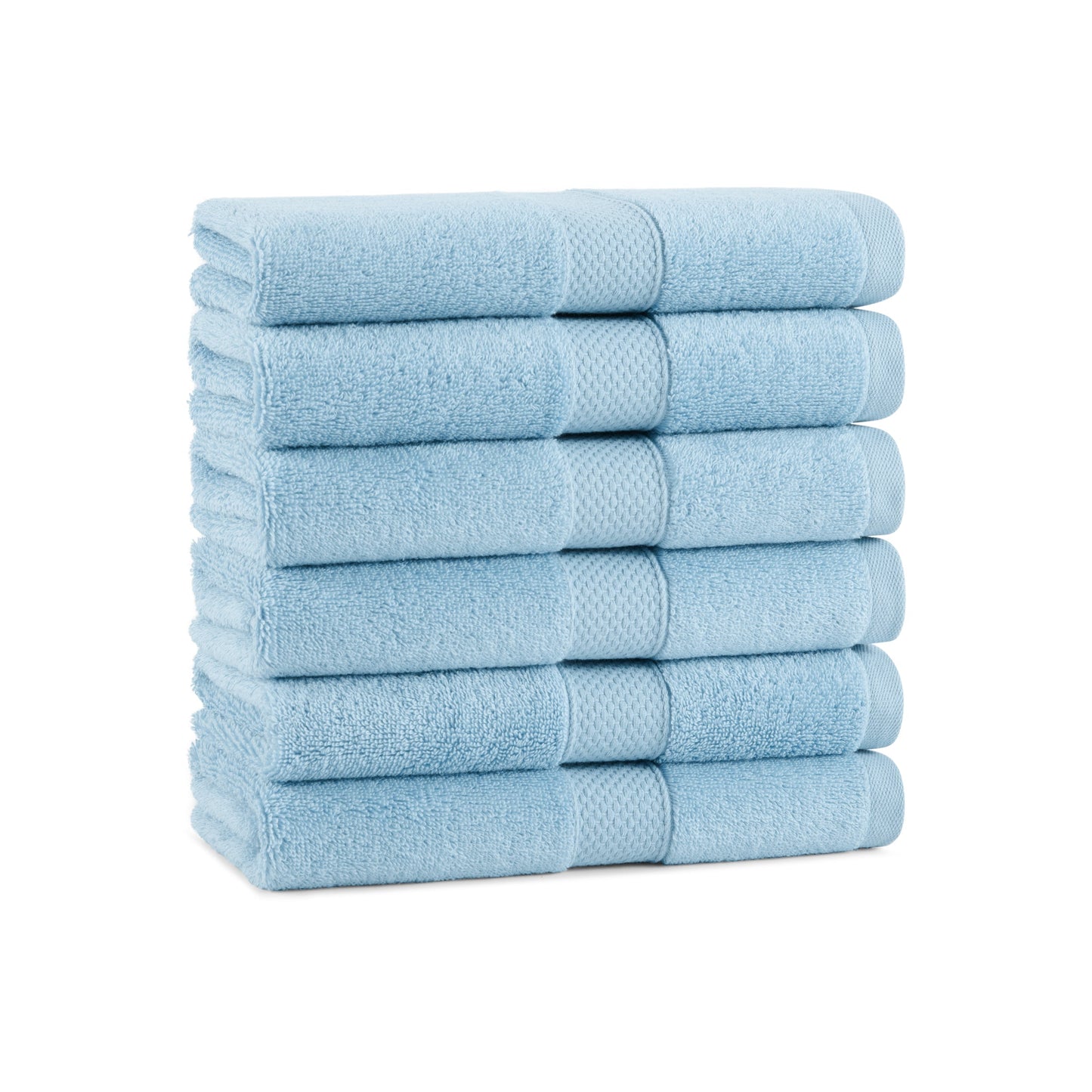 Aston & Arden Egyptian Cotton Hand Towel 16x30 Blue (6/Pack) (P-EGYP-1630-BLU)