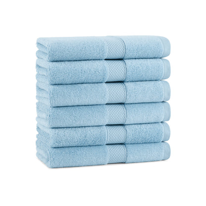Aston & Arden Egyptian Cotton Hand Towel 16x30 Blue (6/Pack) (P-EGYP-1630-BLU)