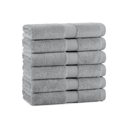 Aston & Arden Egyptian Cotton Hand Towel 16x30 Dark Grey (6/Pack) (P-EGYP-1630-DGY)