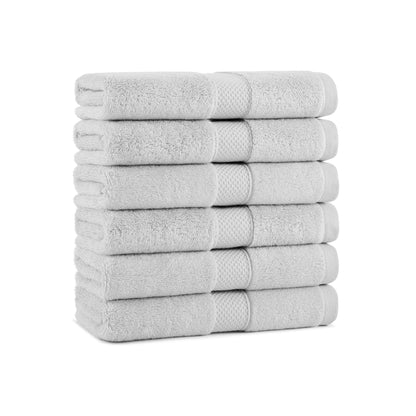 Aston & Arden Egyptian Cotton Hand Towel 16x30 Light Grey (6/Pack) (P-EGYP-1630-LGY)