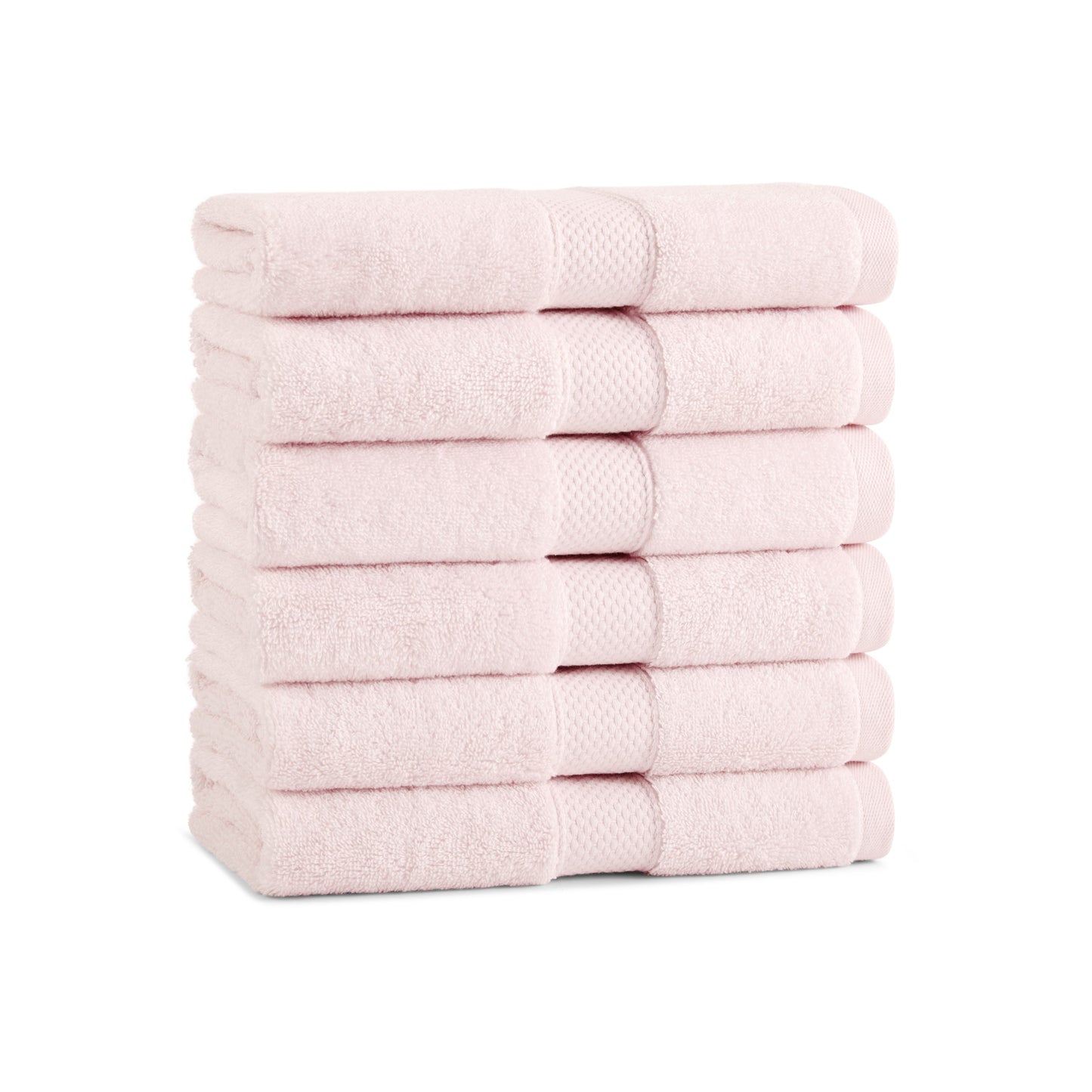 Aston & Arden Egyptian Cotton Hand Towel 16x30 Blush (Pink) (6/Pack) (P-EGYP-1630-PNK)