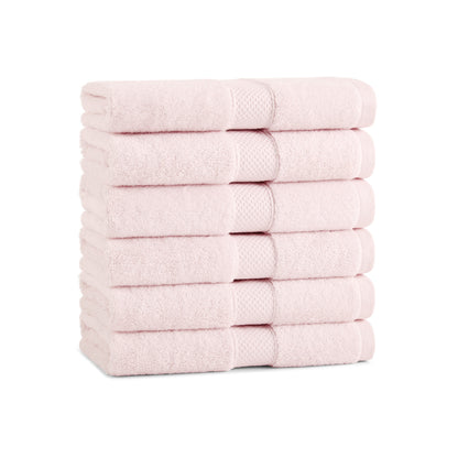 Aston & Arden Egyptian Cotton Hand Towel 16x30 Blush (Pink) (6/Pack) (P-EGYP-1630-PNK)