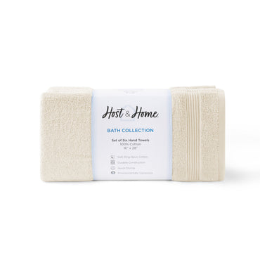 Arkwright Home® Host & Home Hand Towel 16x28 Ivory, Case of 60 (HHHT-1628-IV-CS)