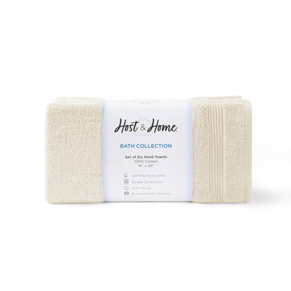 Arkwright Home® Host & Home Hand Towel 16x28 Ivory, Case of 60 (HHHT-1628-IV-CS)