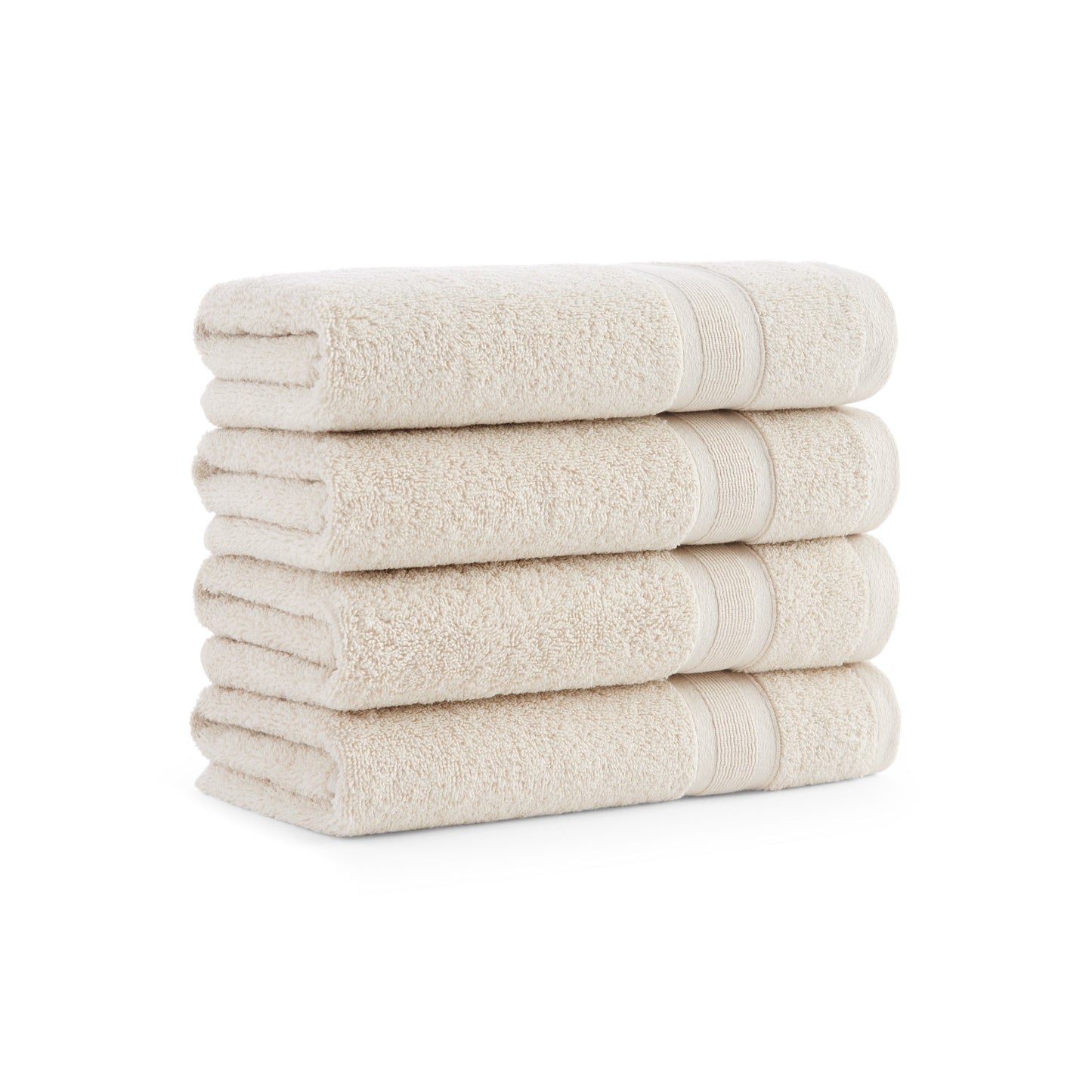 Aston & Arden Aegean Recycled Hand Towel 18x30 Beige Solid (4/Pack) (P-HT-RO-1830-BG)