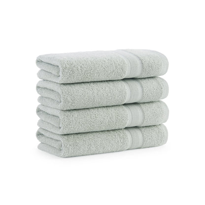 Aston & Arden Aegean Recycled Hand Towel 18x30 Green Solid (4/Pack) (P-HT-RO-1830-DS)