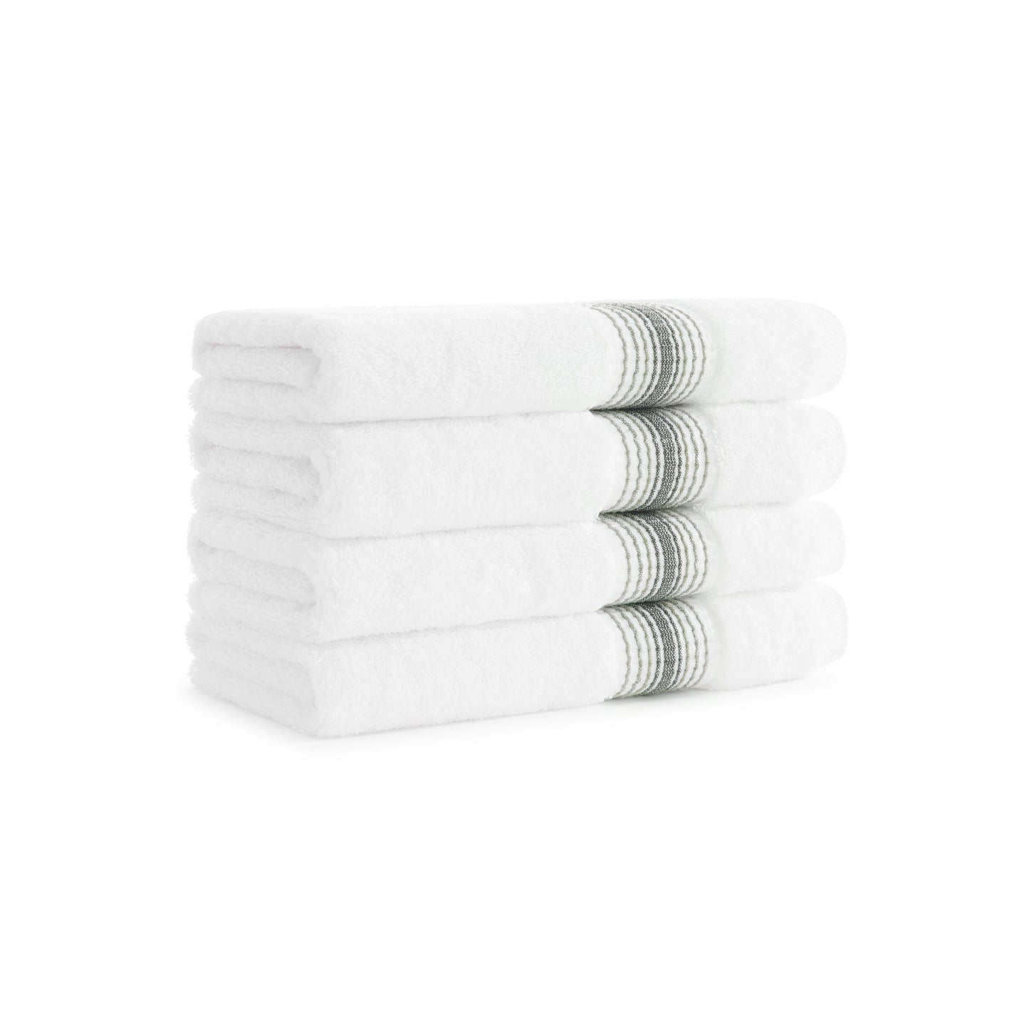 Aston & Arden Turkish Striped Hand Towel 18x32 Sage (4/Pack) (PNP-HT-STT1832-54SGE)