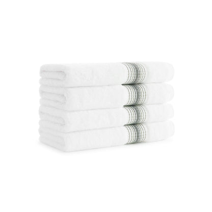 Aston & Arden Turkish Striped Hand Towel 18x32 Sage (4/Pack) (PNP-HT-STT1832-54SGE)