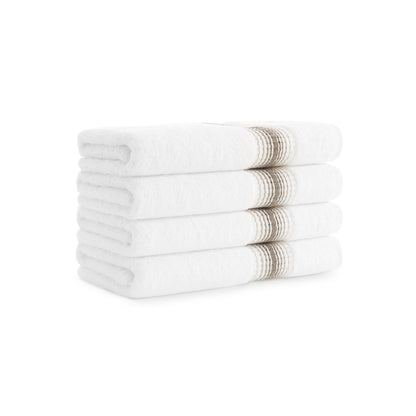 Aston & Arden Turkish Striped Hand Towel 18x32 Sand (4/Pack) (PNP-HT-STT1832-54SND)