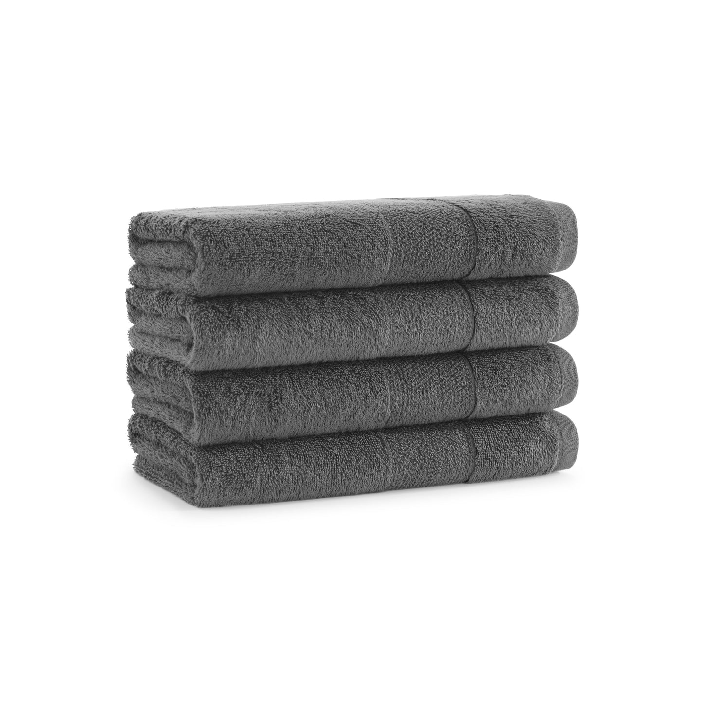 Aston & Arden Turkish Solid Hand Towel 18x32 Pewter (4/Pack) (PNP-HT-TS1832-54-PTR)
